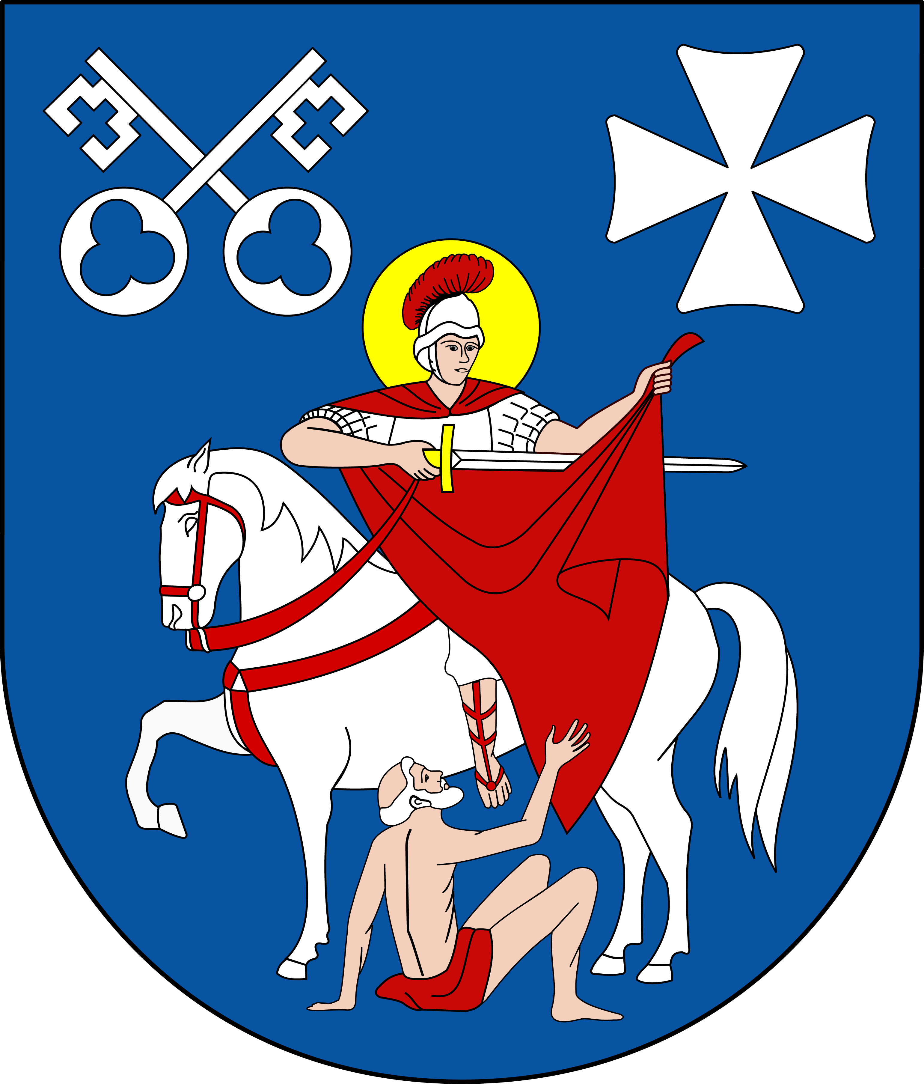 Herb Gmina Biskupice bez ramki
